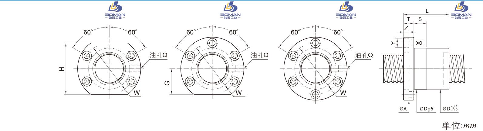 PMI FSIC6312-4 pmi丝杆哪里产的